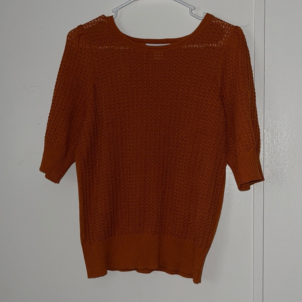 Liz Claiborne half-sleeve sweater